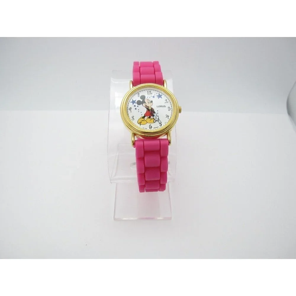 Women's Lorus Mickey Mouse Quartz WR Analog 31mm Dial Causal Round Watch (F96)